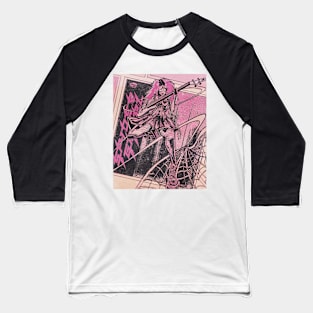 Spider-Grrrl Pink Baseball T-Shirt